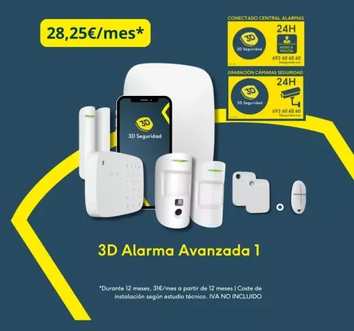3D Alarma avanzada